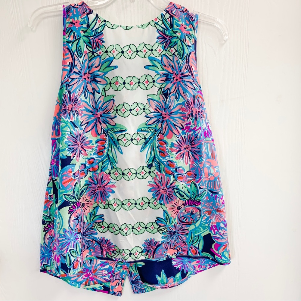 Lilly Pulitzer Iona Shell Blouse, Medium